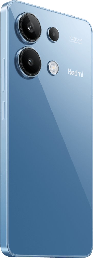 Redmi Note 13 Ice Blue (23124RA7EO), 16,9 cm (6.67") 20:9 2400 x 1080, 4 x 2.8 ГГц + 4 x 1.9 ГГц, 8 Core, 8 GB, 256 GB, 108 МП+ 8 МП + 2 МП/16Mpix, 2 Sim, BL v5.1, Wi-Fi, NFC, GPS / A-GPS, ГЛОНАСС, Galileo, Beidou, Type C (USB OTG), 5000 mAh, 188g, 162,2 